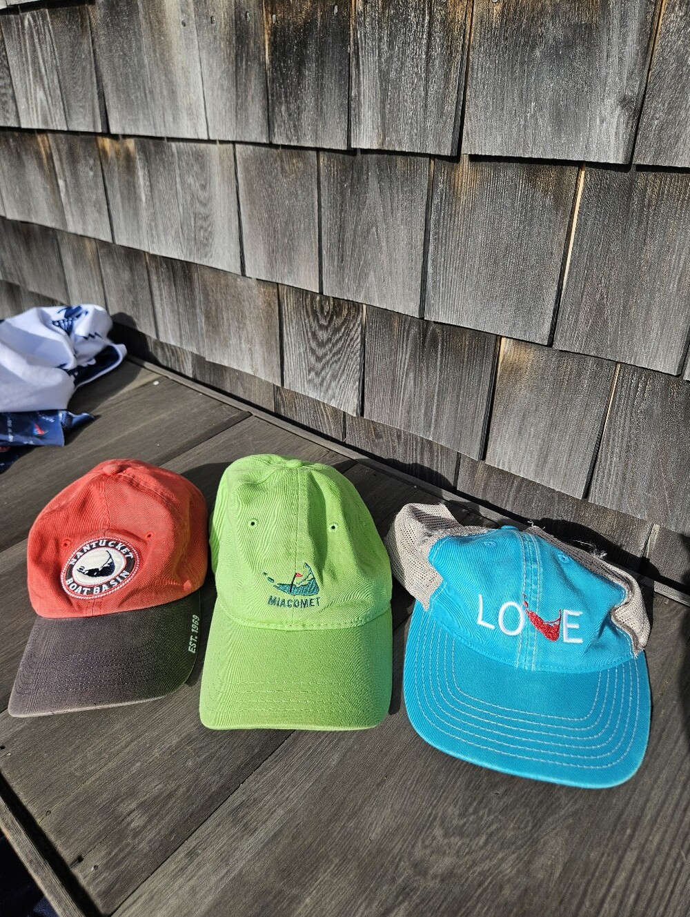 Nantucket Set Of 3 Baseball Hats